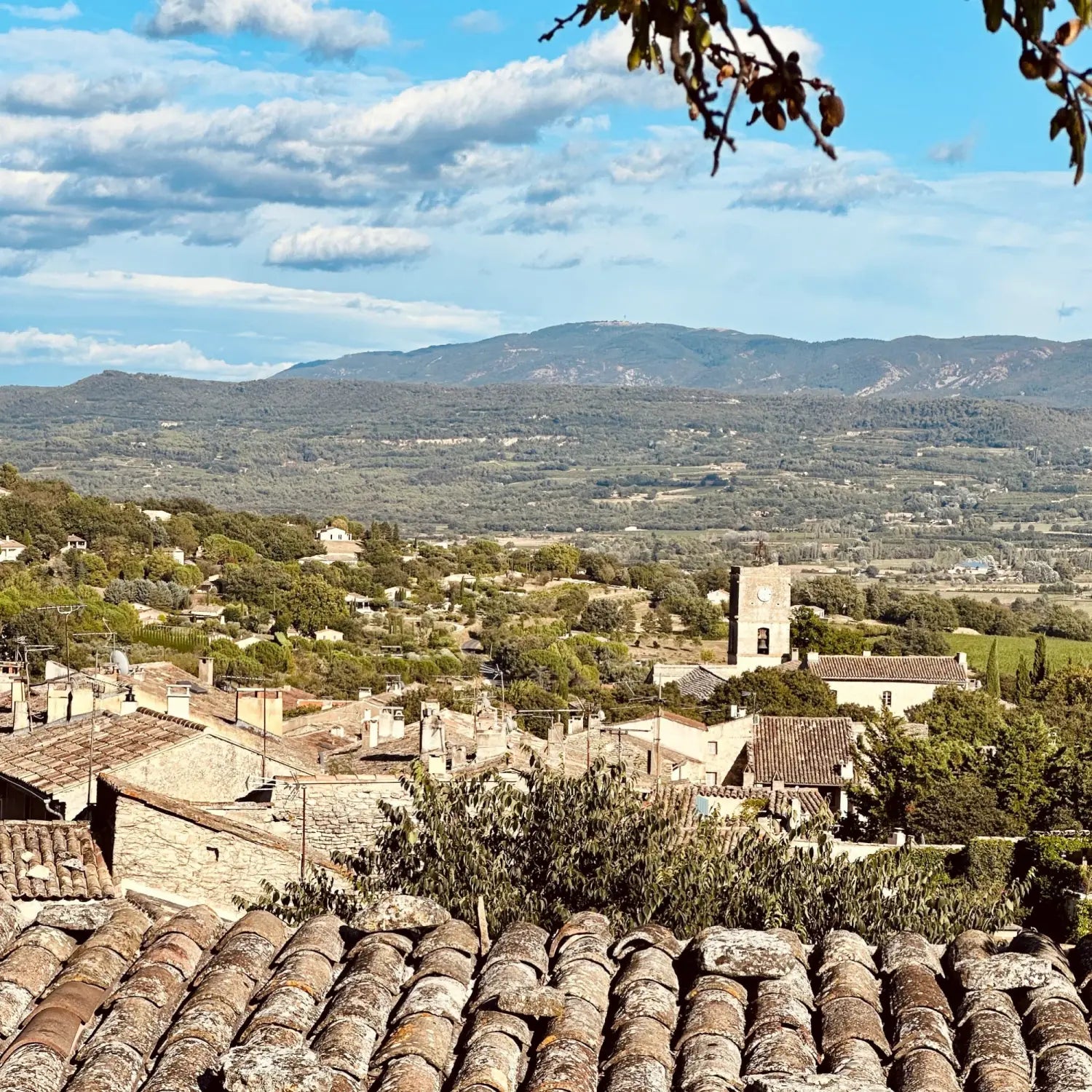 View of Goult from top of the village