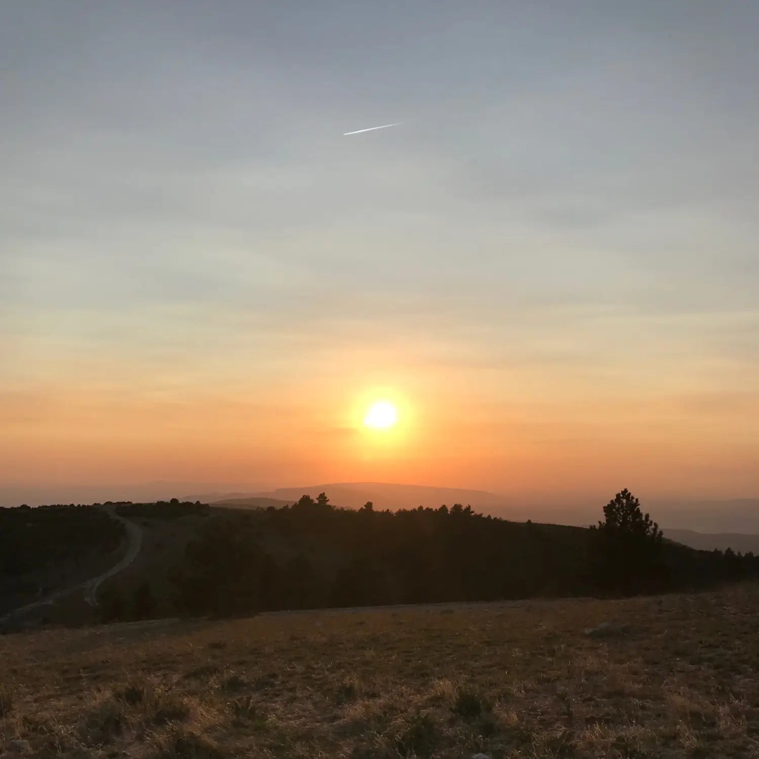 Mourre Negre with sunset view