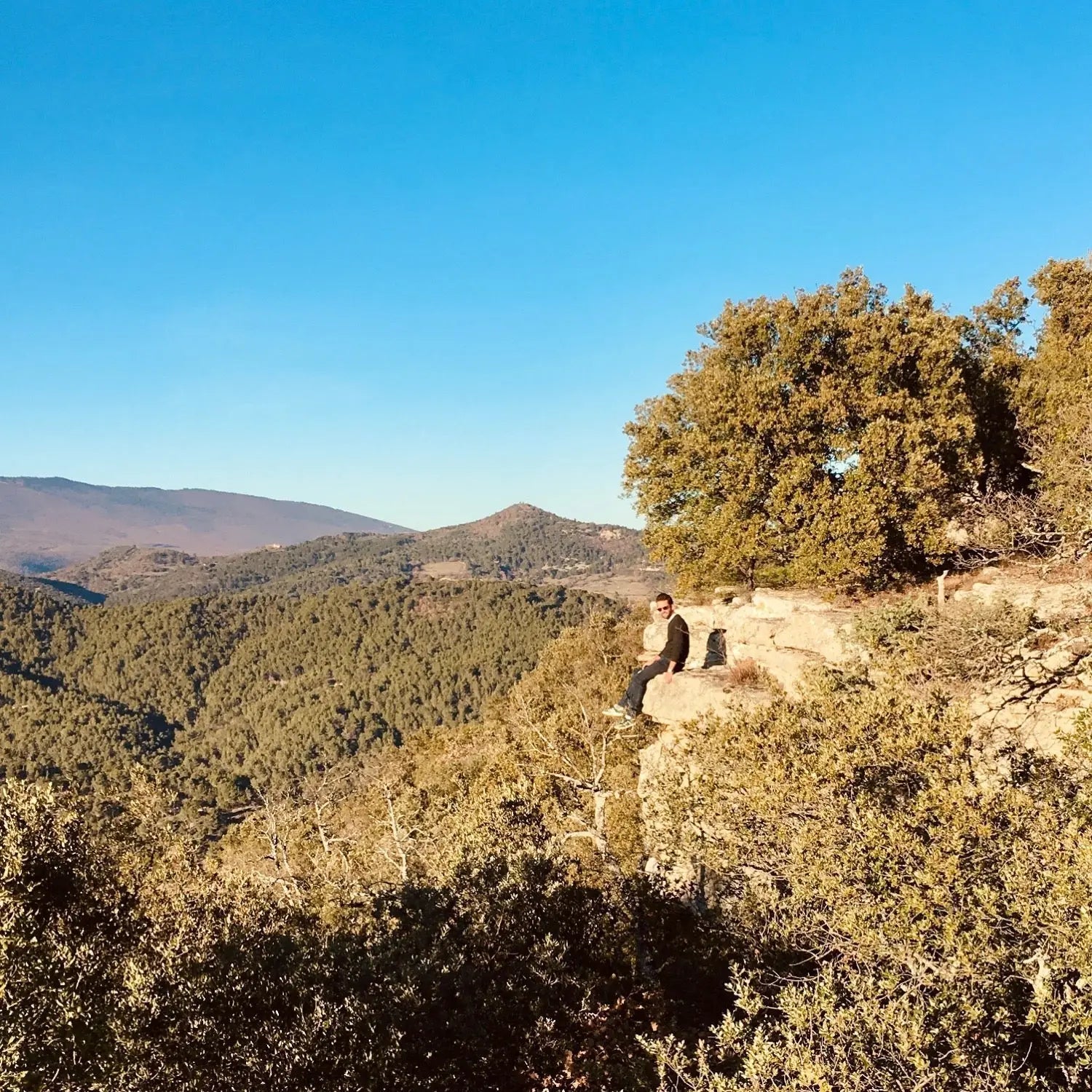 Standing on the edge – overlooking Provence near Ganagobie