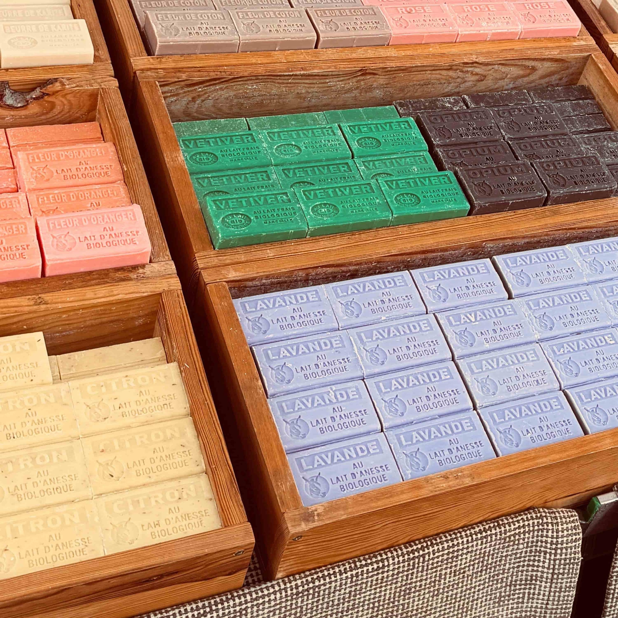 French soaps and lavender