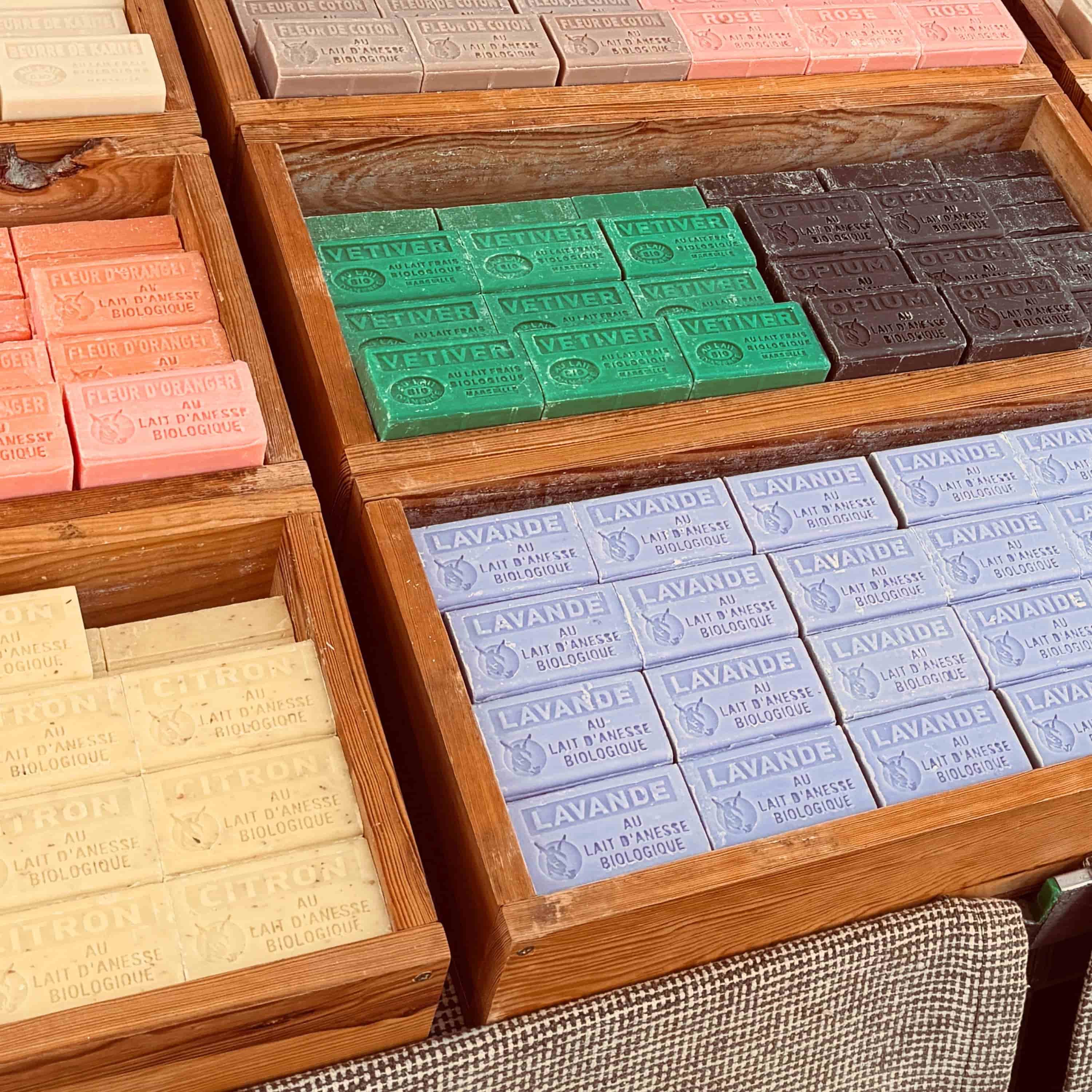 French soaps and lavender