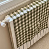 French cotton tea towel olive gree