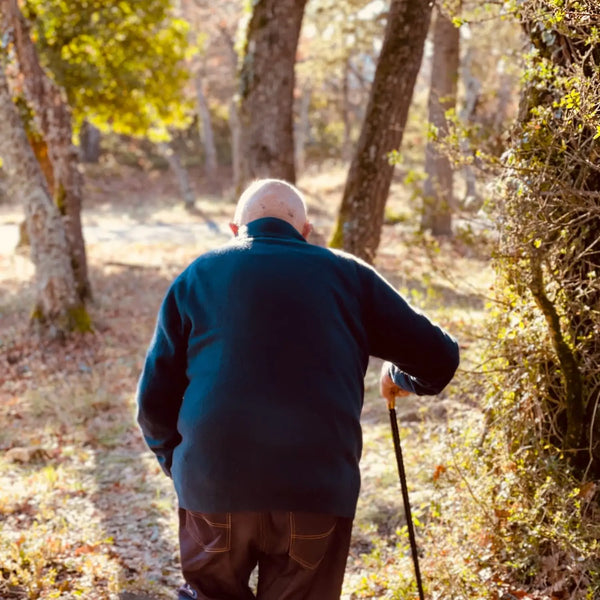 My late grand father walking in the Luberon
