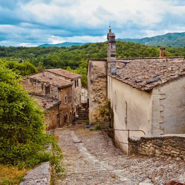 View of Buoux in the village