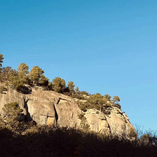 Tall cliffs in the Aiguebrun valley