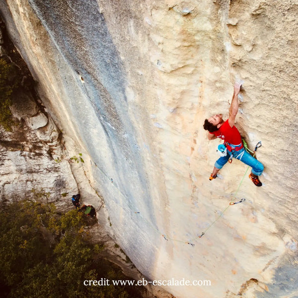 Rock climbing in Buoux