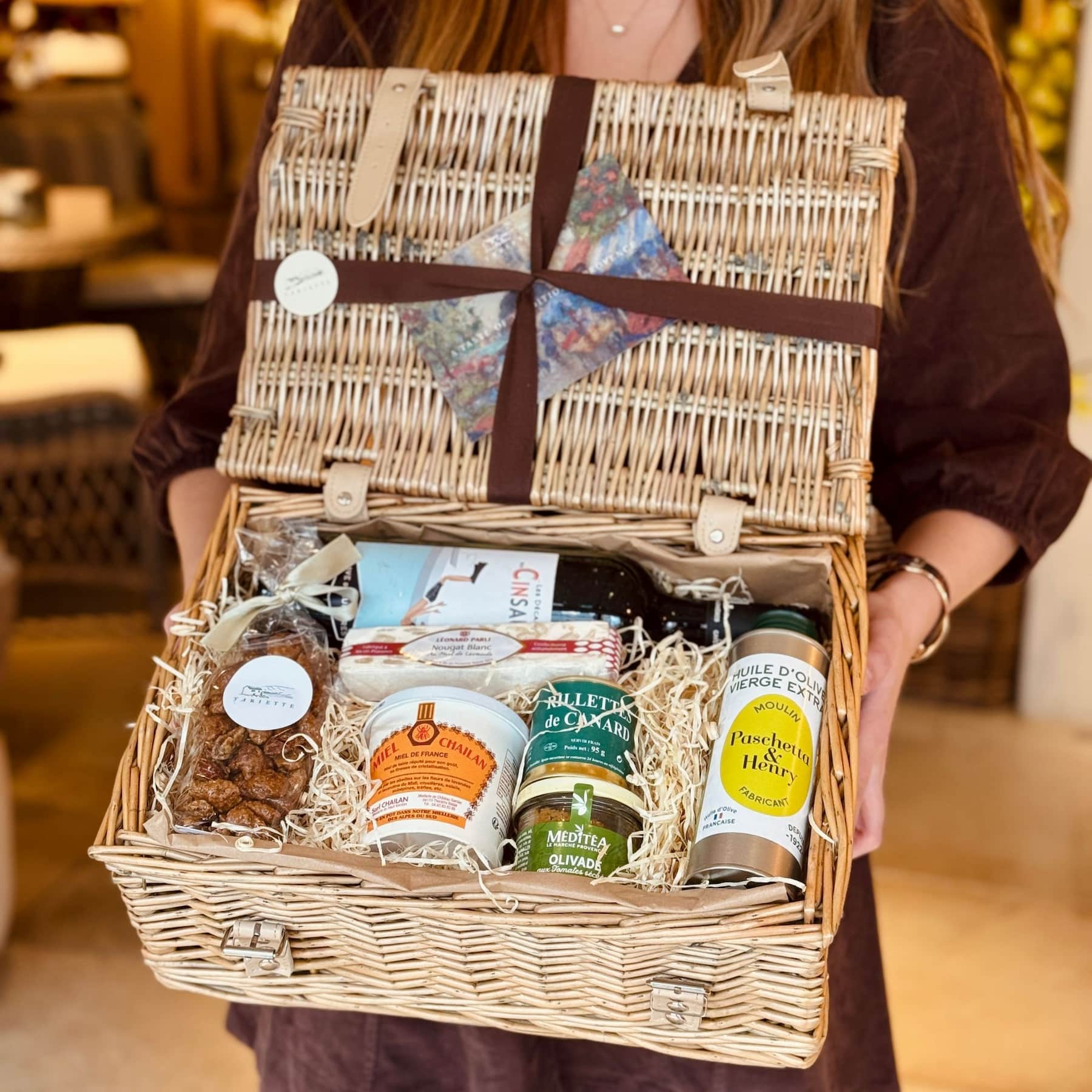 Charming and full of character, Hamper Casimir brings together a perfect balance of savoury and sweet French treats, with your choice of wine or lemon cordial. A beautiful gift, carefully presented and full of joy, from just over £70.