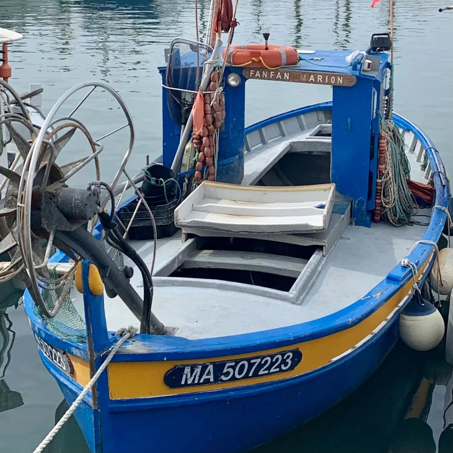 Fisherman's boat in Cassis