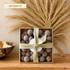 Chocolate dusted hazelnuts from Provence