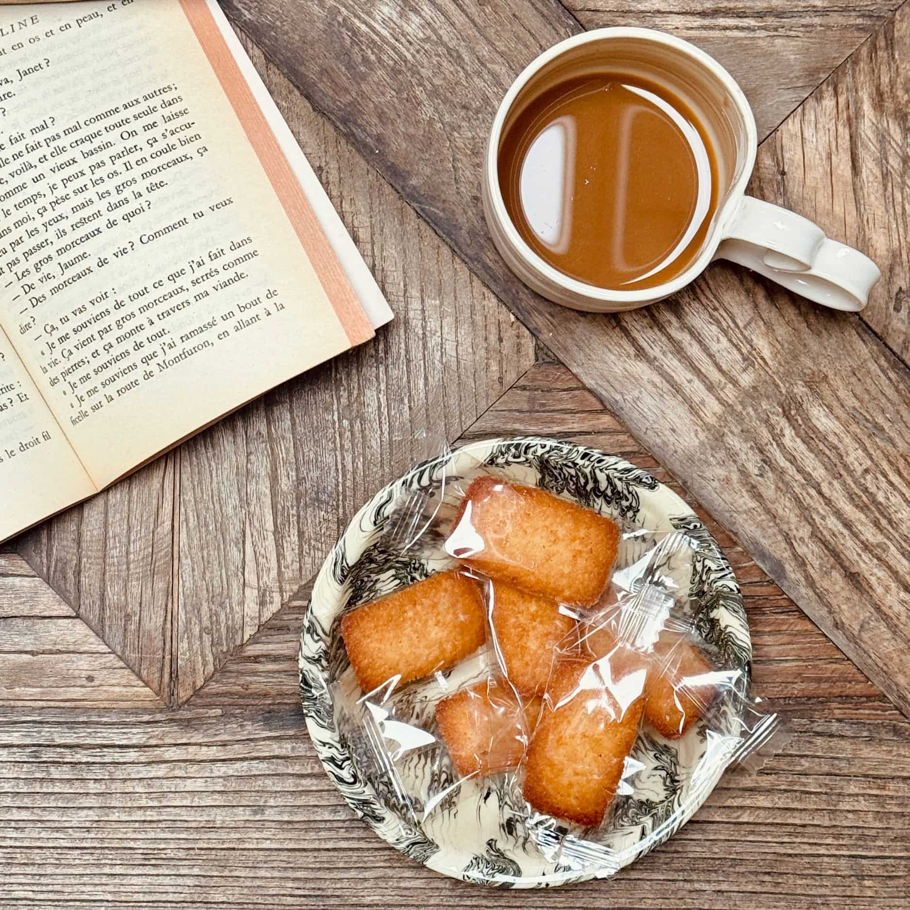 Mini French financiers made with almonds and lemon peel. Light, golden and individually wrapped for the perfect snack.