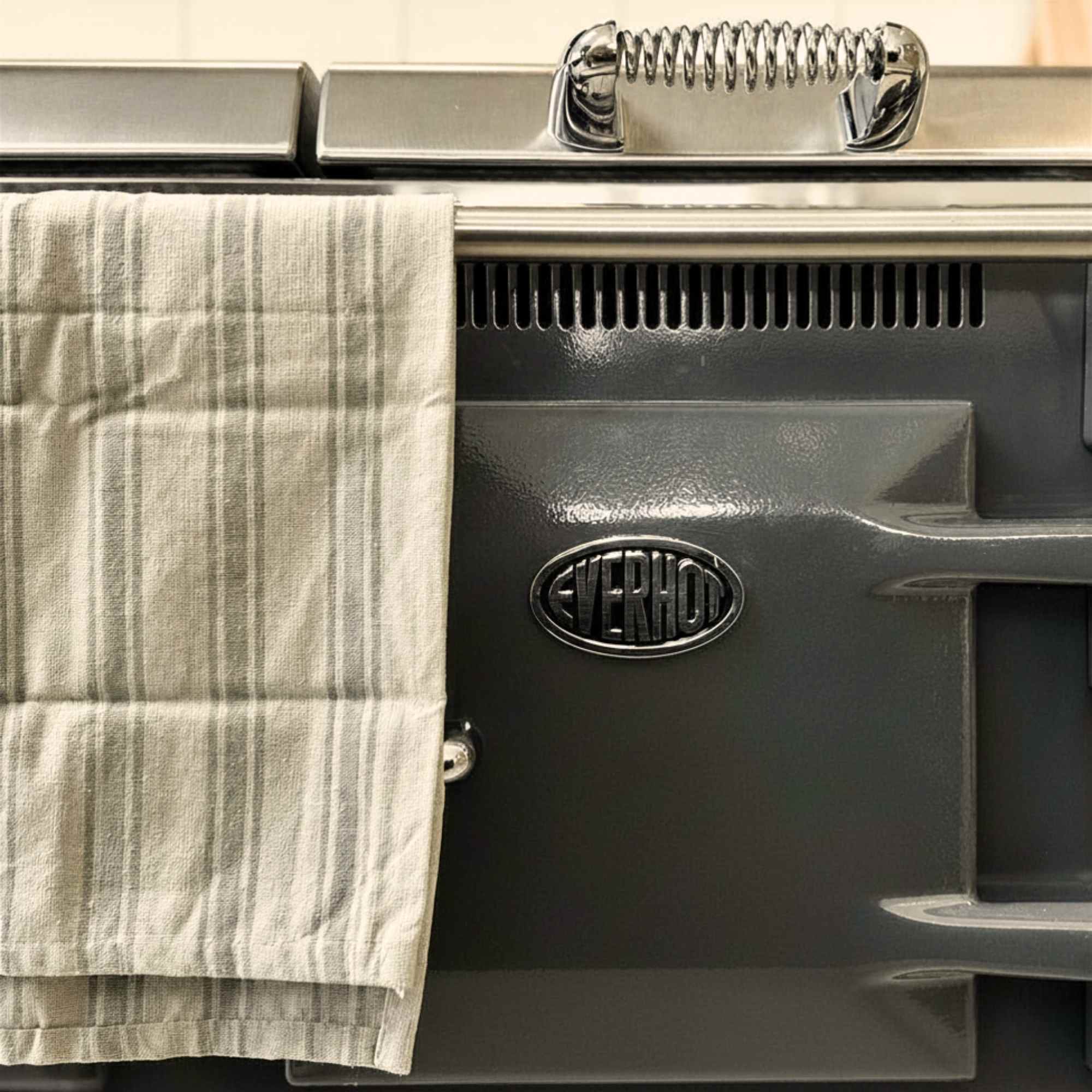 French cotton tea towel with stripes