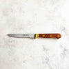 French utility knife with rosewood handle and serrated blade