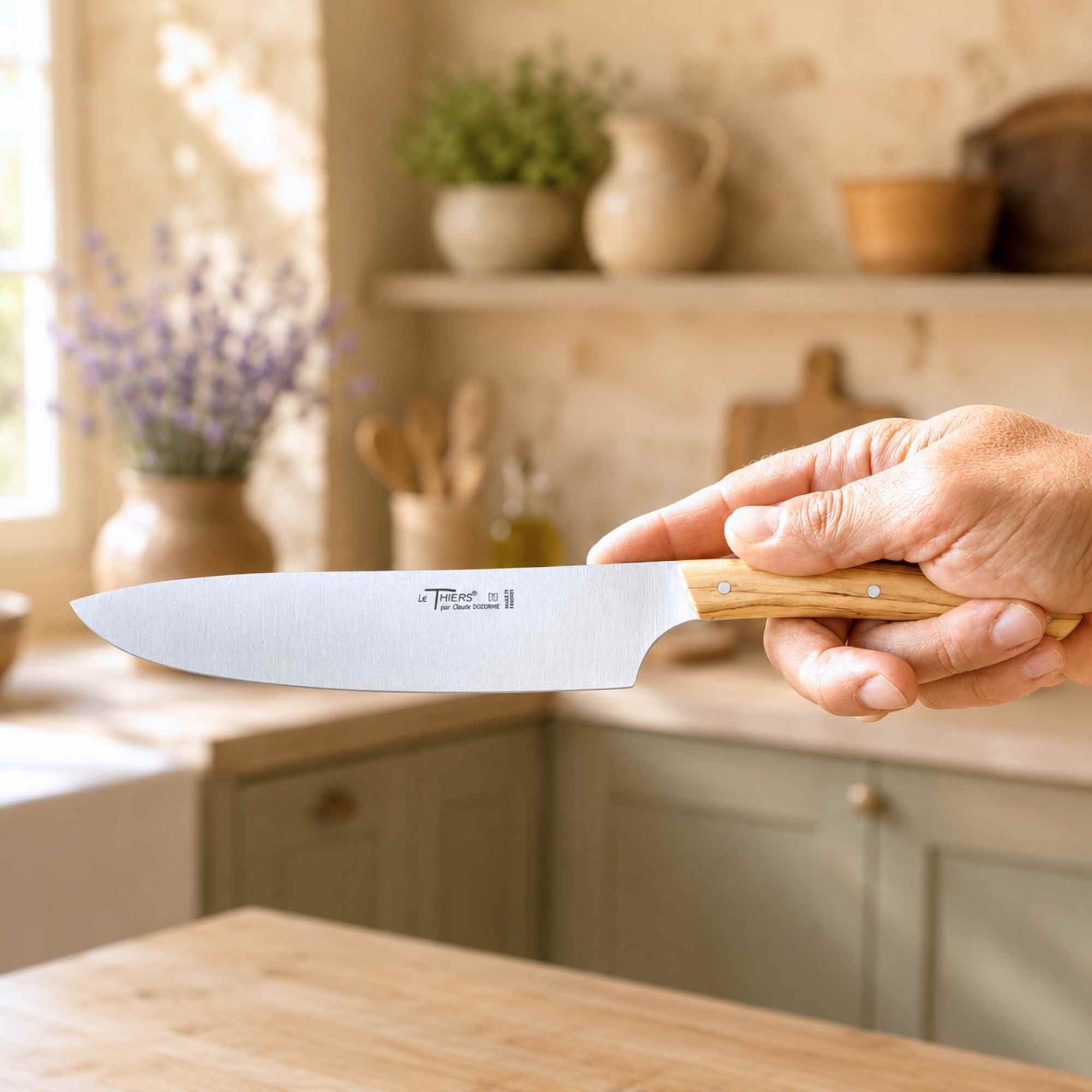 Le Thiers large kitchen knife made in France