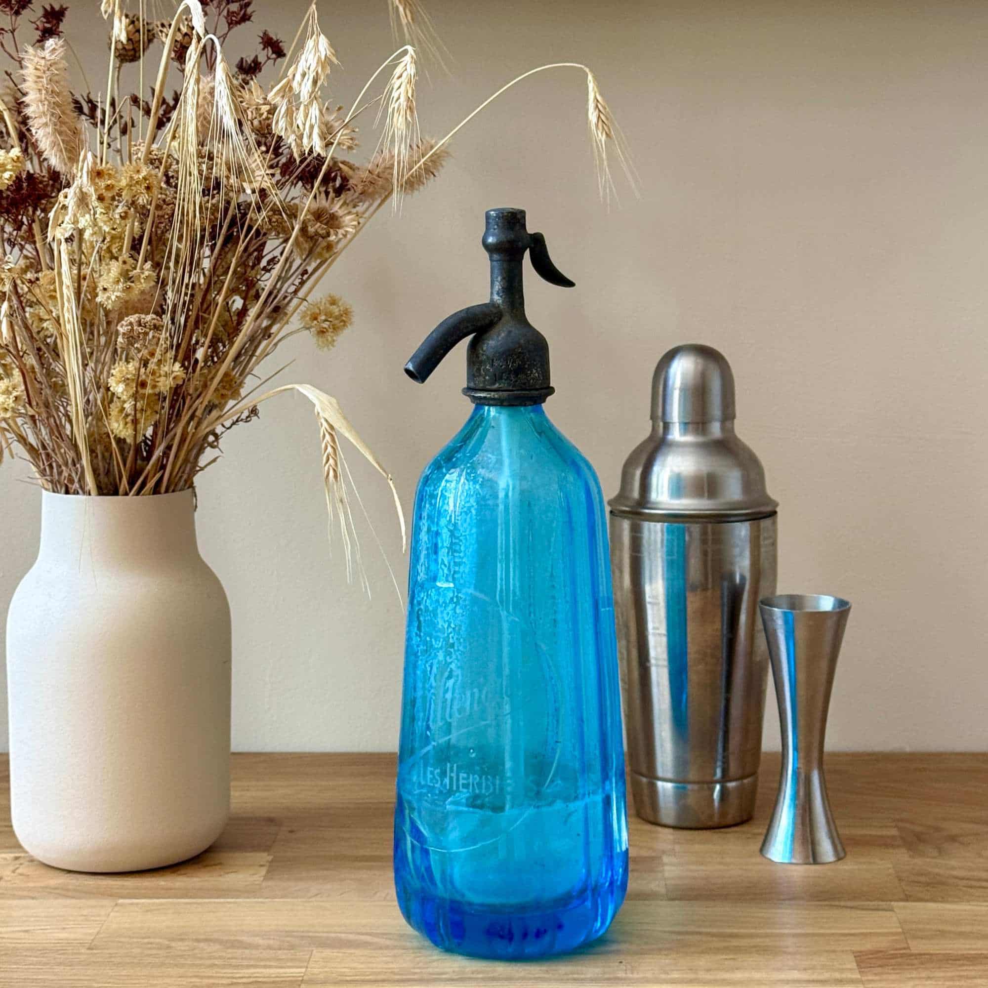 Early 1900s French café siphon with original metal lever