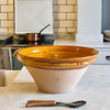 Large tian salad bowl from Provence