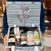 A sophisticated French hamper — Gaspard combines Provençal savoury treats, sweet chocolate almonds, and blackcurrant jam with a smooth Ventoux red wine.