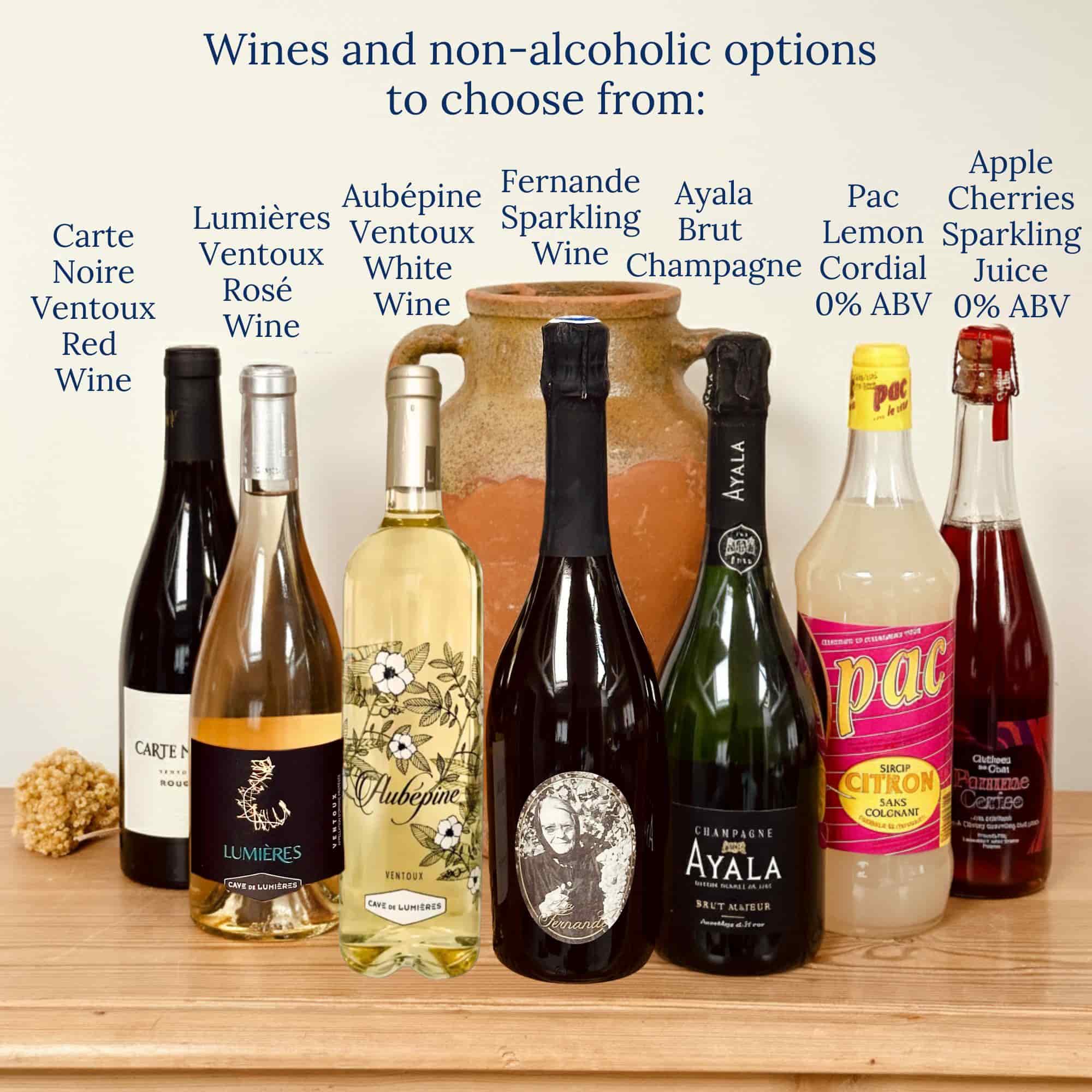 Wine selection for Hamper Gaspard by Tariette