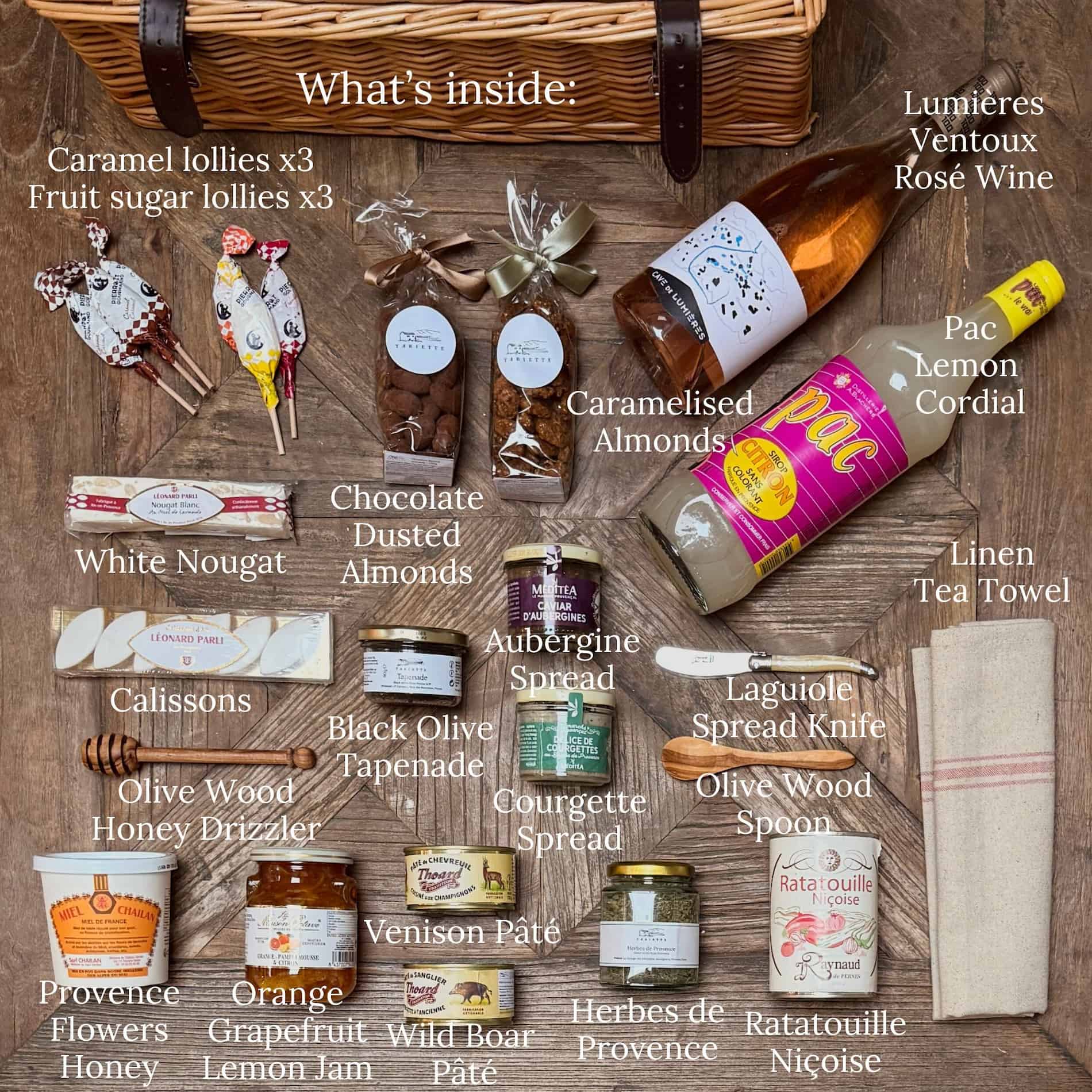 Product selection for Hamper Paulette