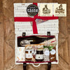 Hamper Manon is a chic French gift for sweet lovers, filled with chocolate, almonds, hazelnut spread, blackcurrant jam, and a delicate sparkling wine.
