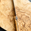 Laguiole cheese knife with olive wood handle
