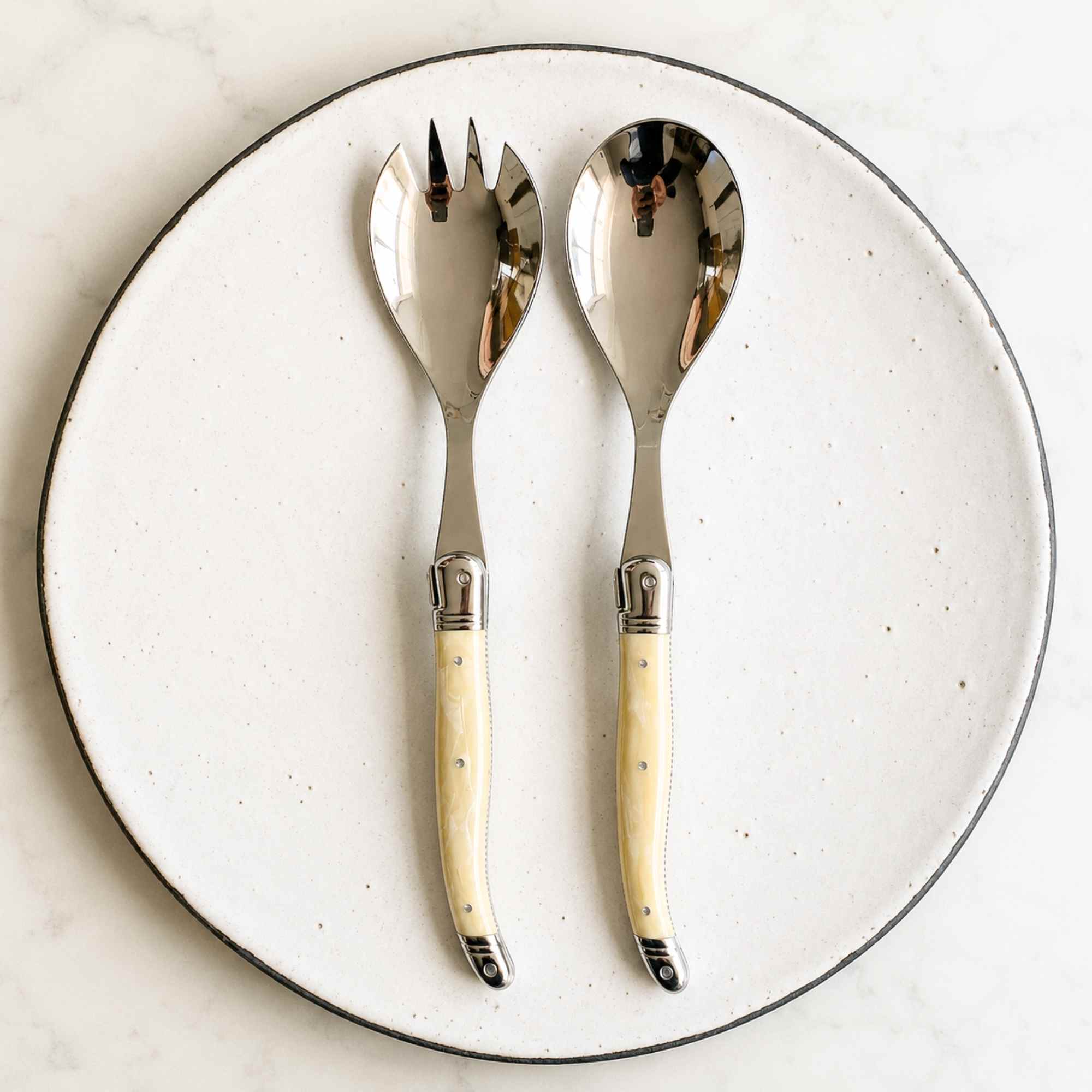Laguiole salad servers made in France, quality made