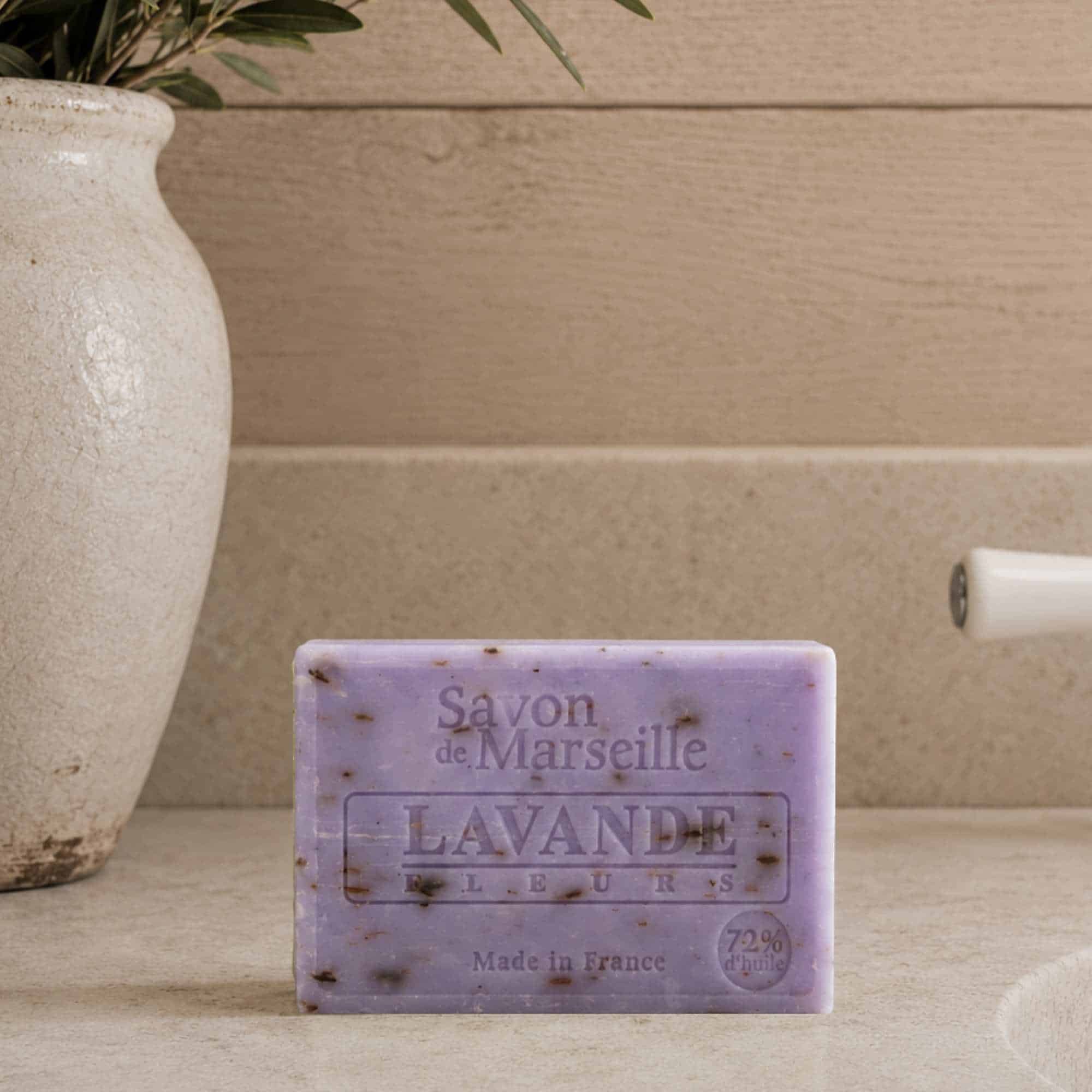 Lavender soap, savon de Marseille soap from Provence