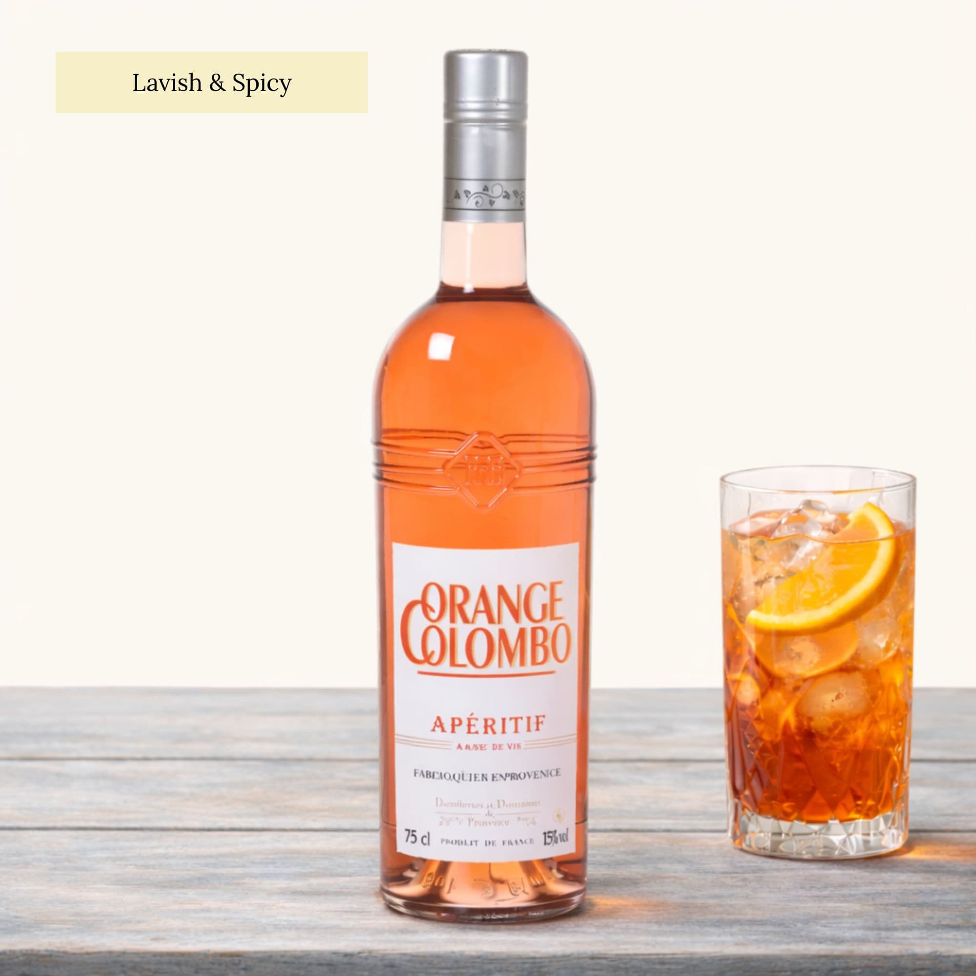 Aperitif orange colombo
