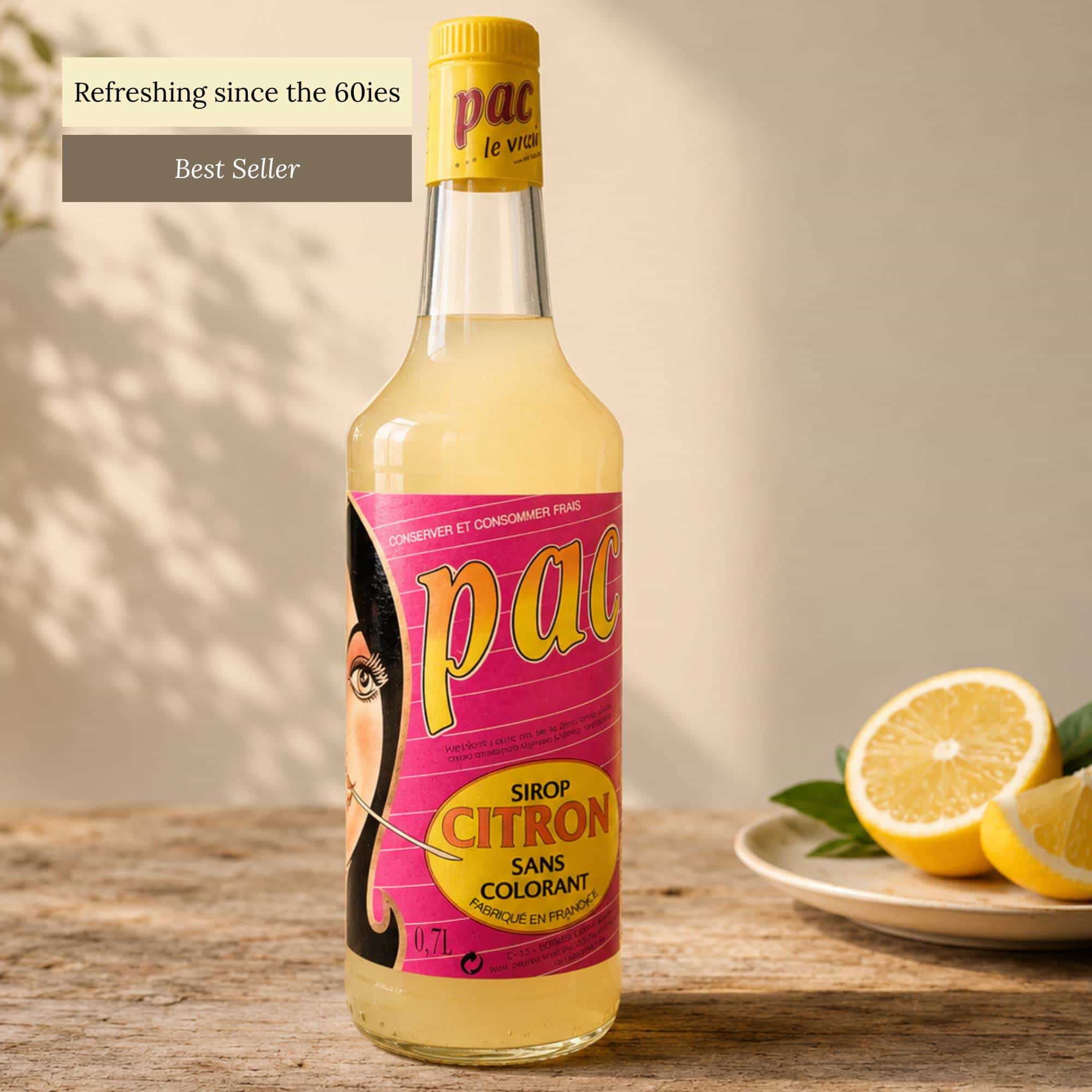 Refreshing Pac lemon cordial