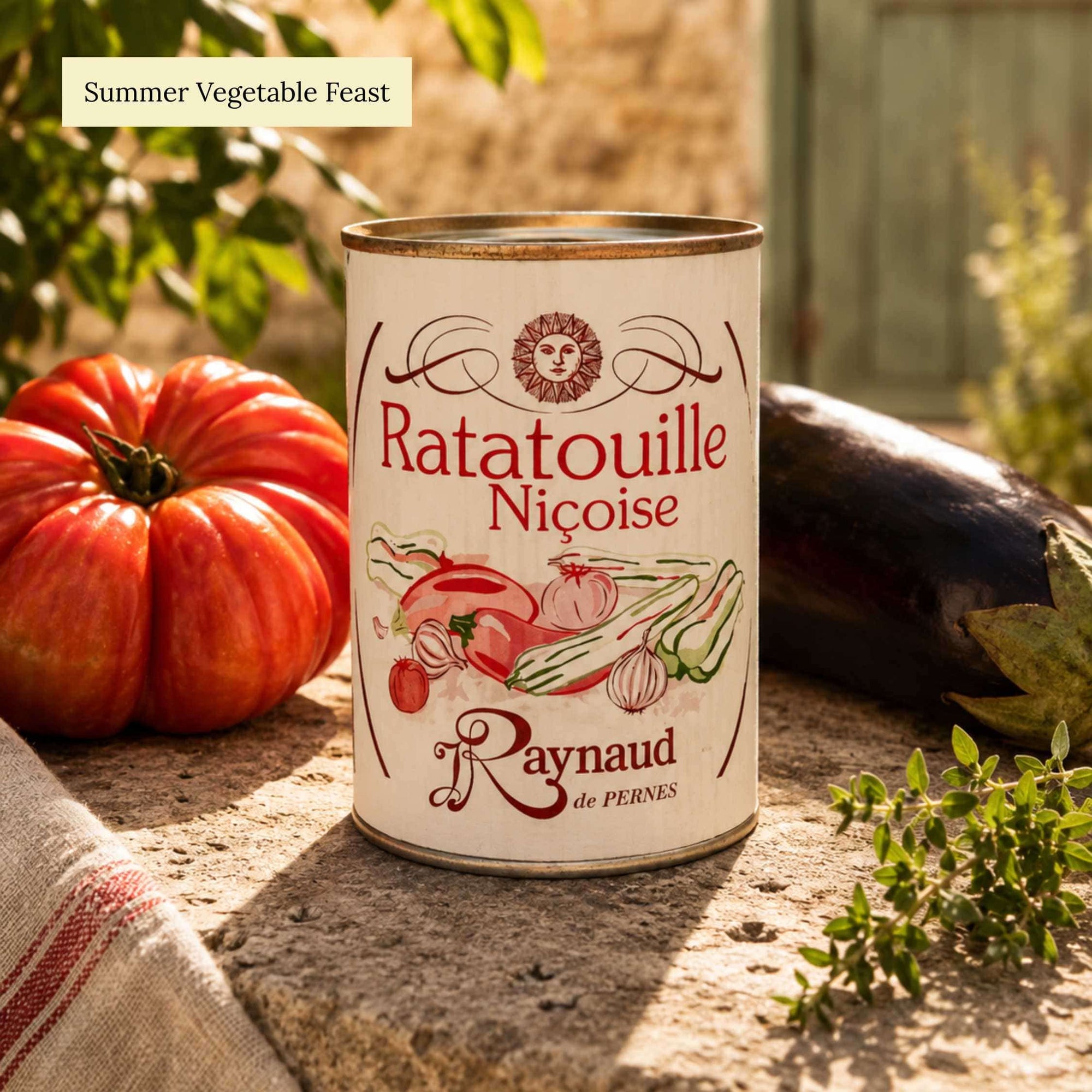 Ratatouille from france in a tin