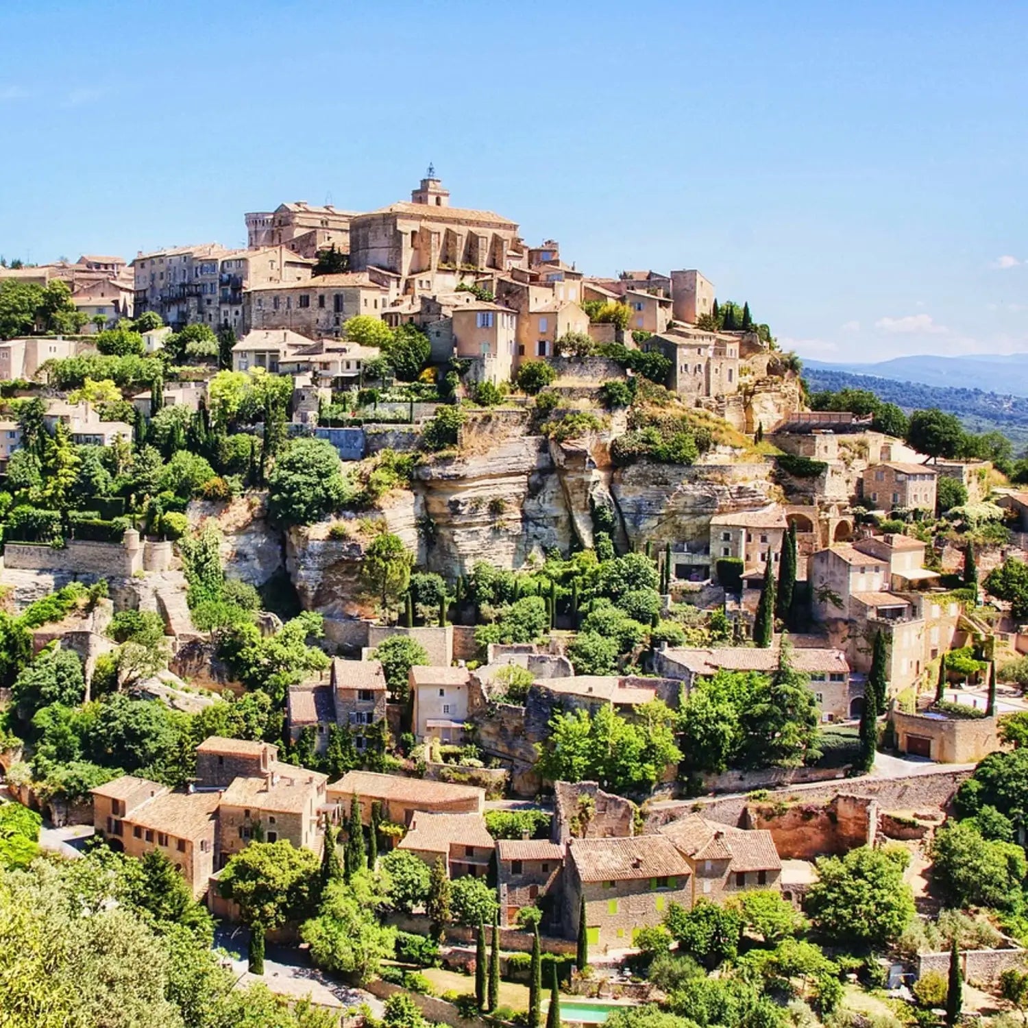Sault, a perched village in Provence