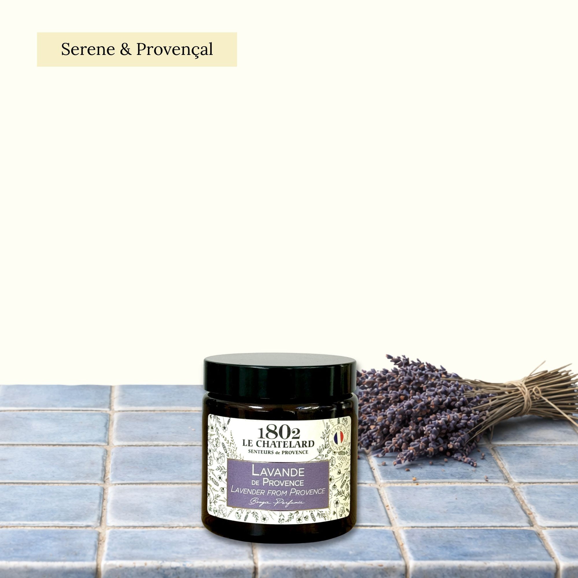Lavender candle from Provence