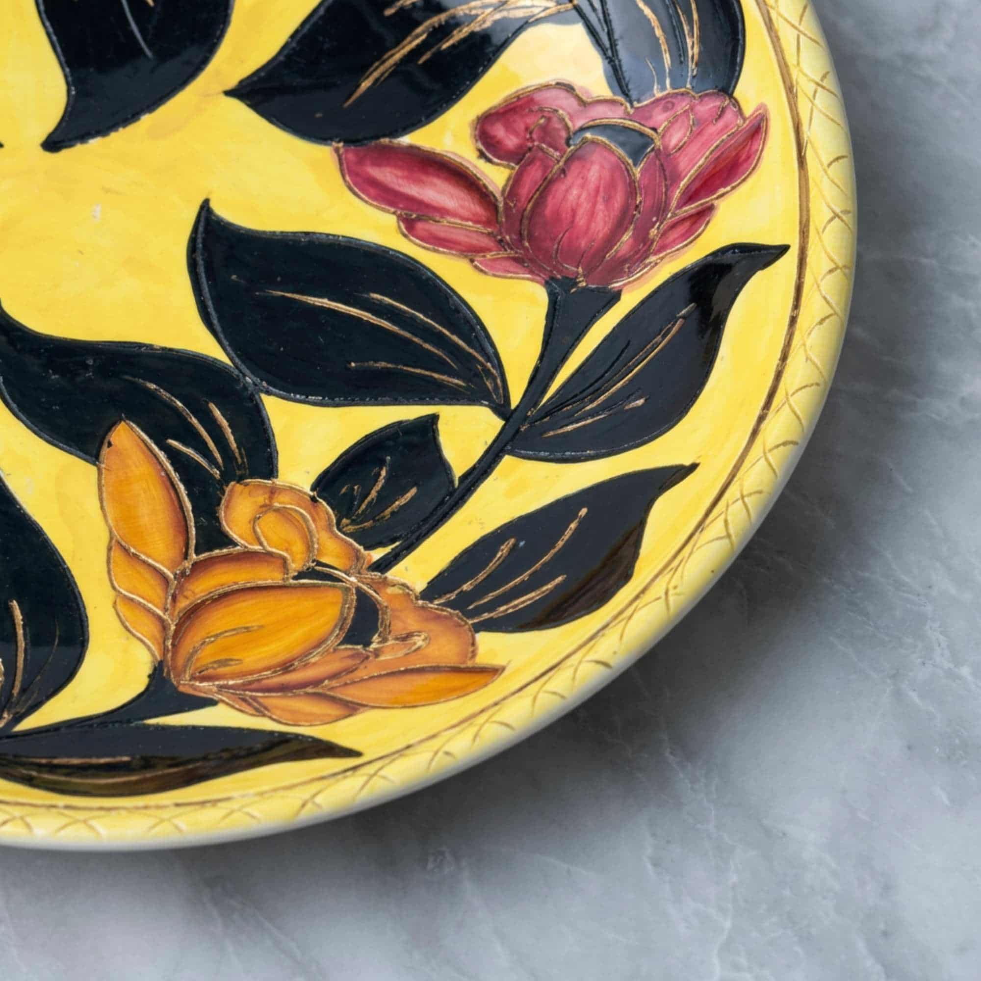 Vallauris ceramic plate by François Caleca