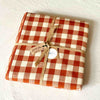 French vichy cotton tablecloth - rectangular, 3 colours available