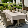 french outdoor tablecloth beige