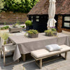 Waxed cotton tablecloth for outdoor, made in France