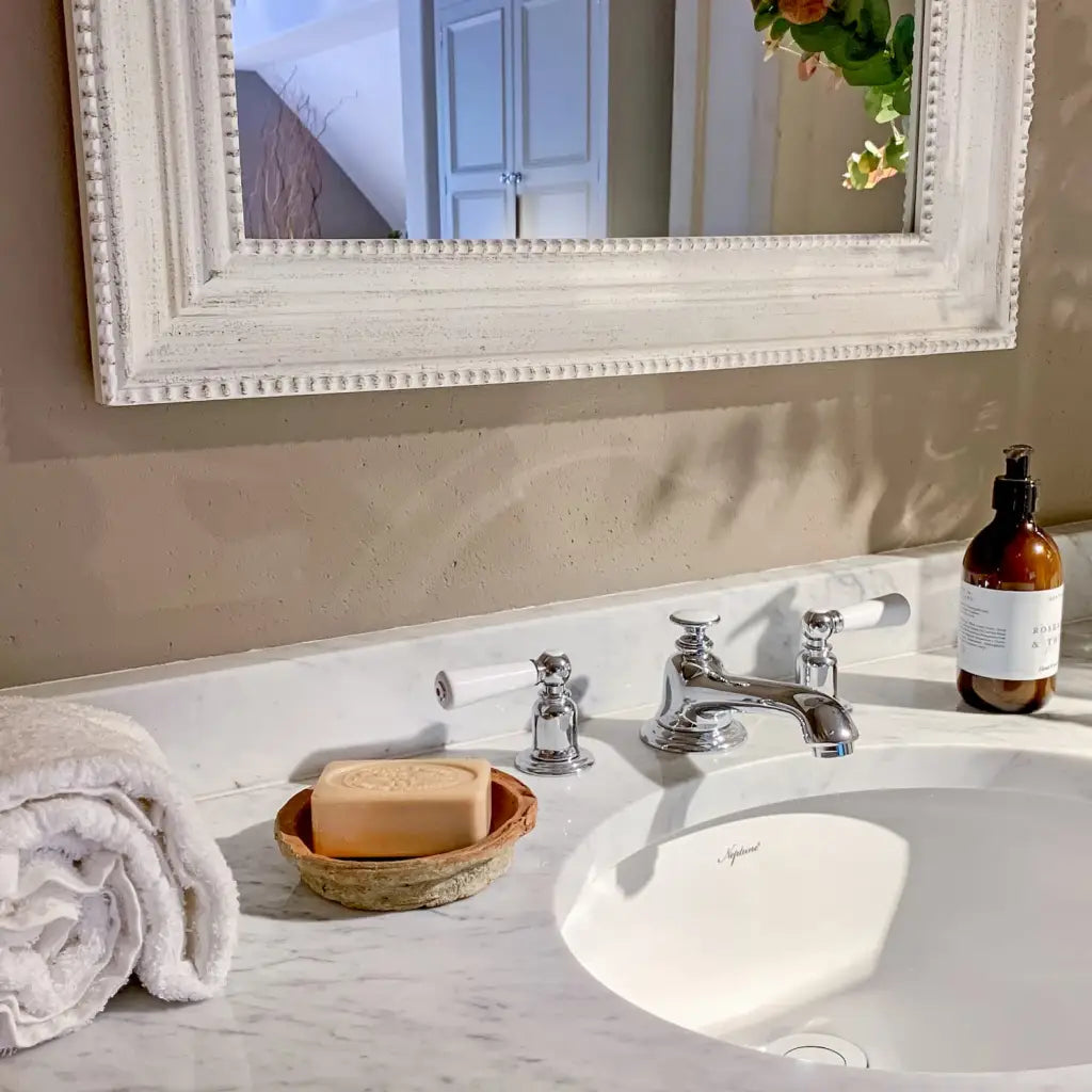 Provence soap in beautiful bathroom