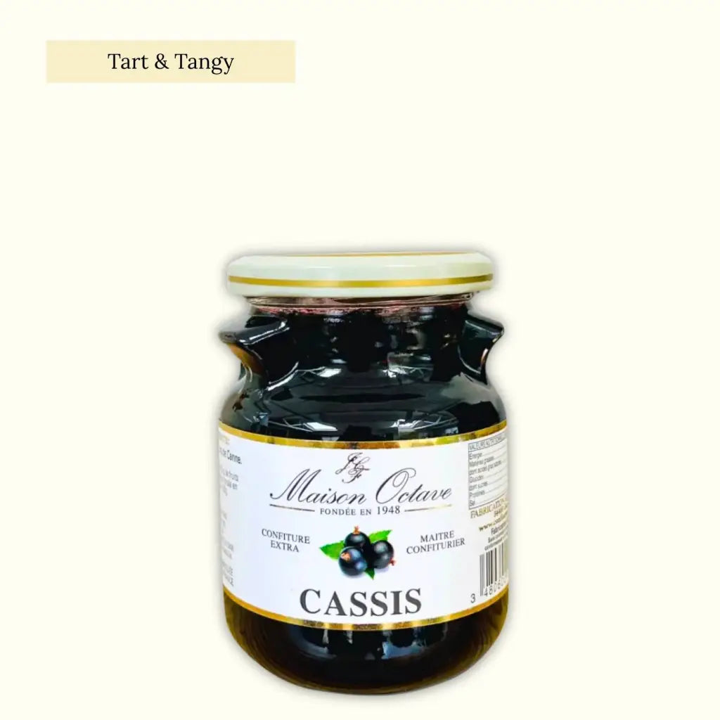 Blackcurrant jam made following a traditional recipe using sweet and tangy berries for a delicious result.