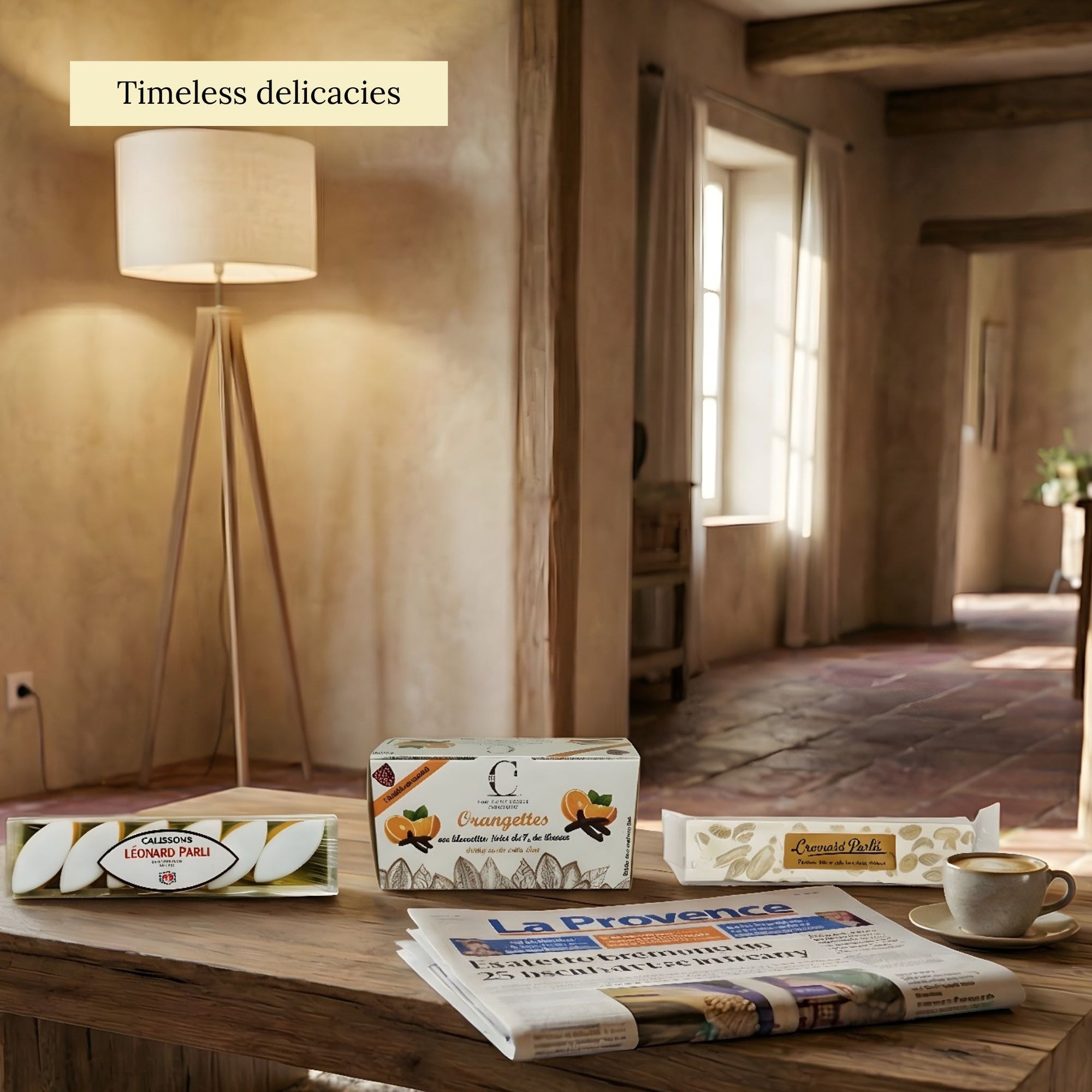 chocolate and almond treats set