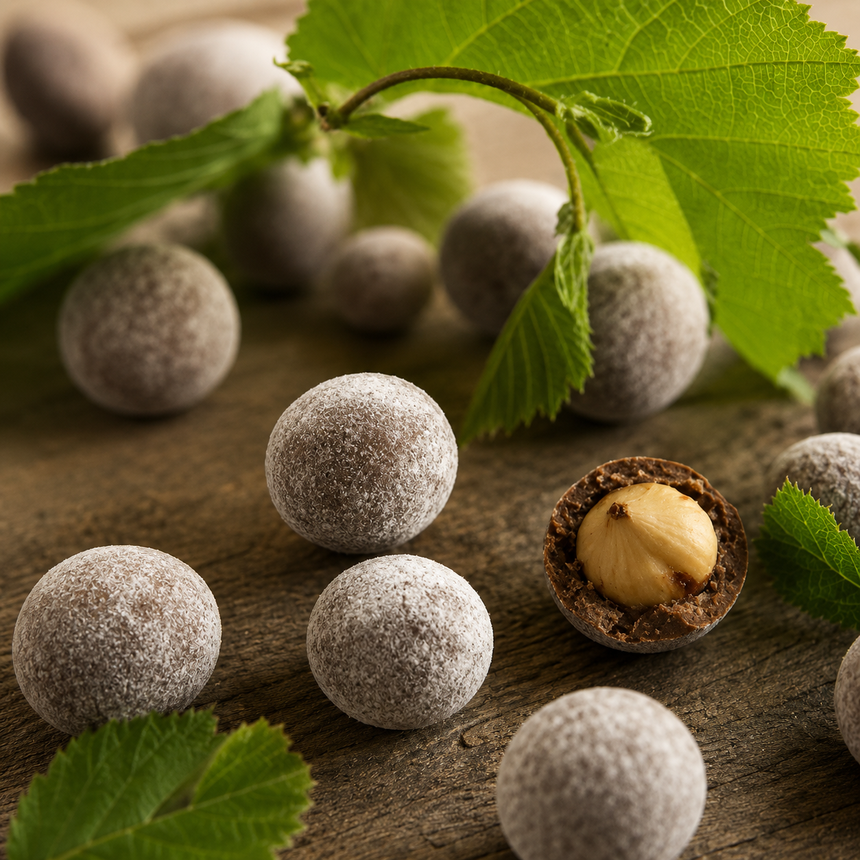 Chocolate hazelnut treats