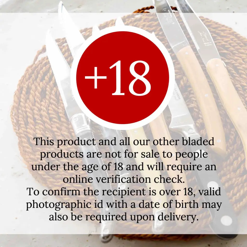 We do not sell cutlery to people under the age of 18