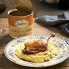 Confit duck from rance plated for one
