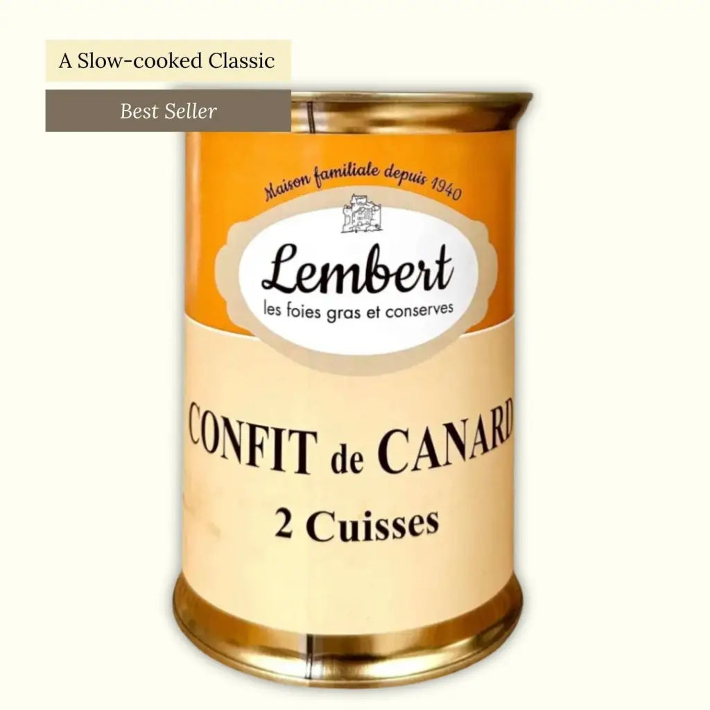 Confit of duck from the Dordogne, 2 or 4 legs per tin.