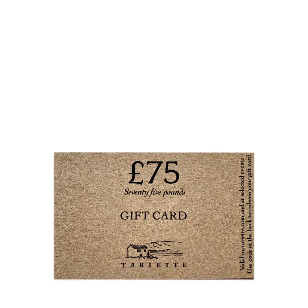 £75 Tariette gift card
