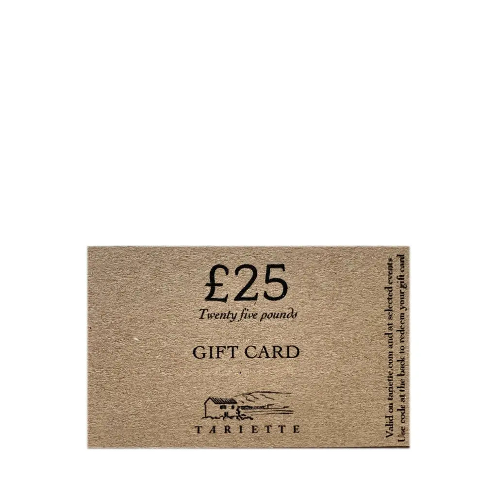 £25 Tariette gift card
