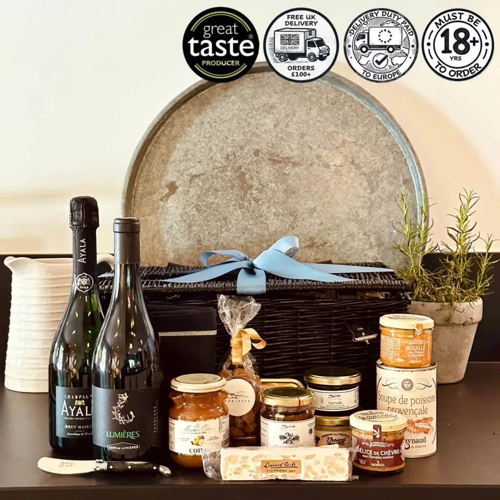 Generous french food hamper from Provence