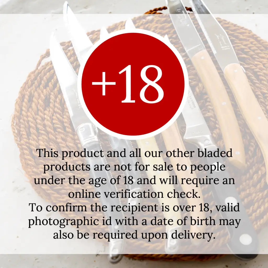 We do not sell cutlery to people under the age of 18