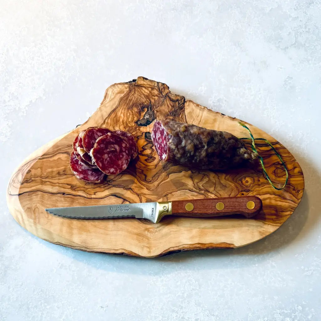 French Kitchen Knife on a meat board