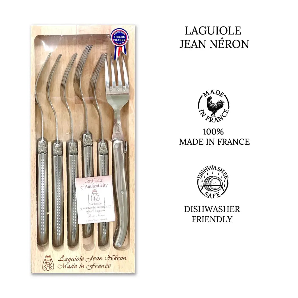 Set of 6 Laguiole Forks made in France