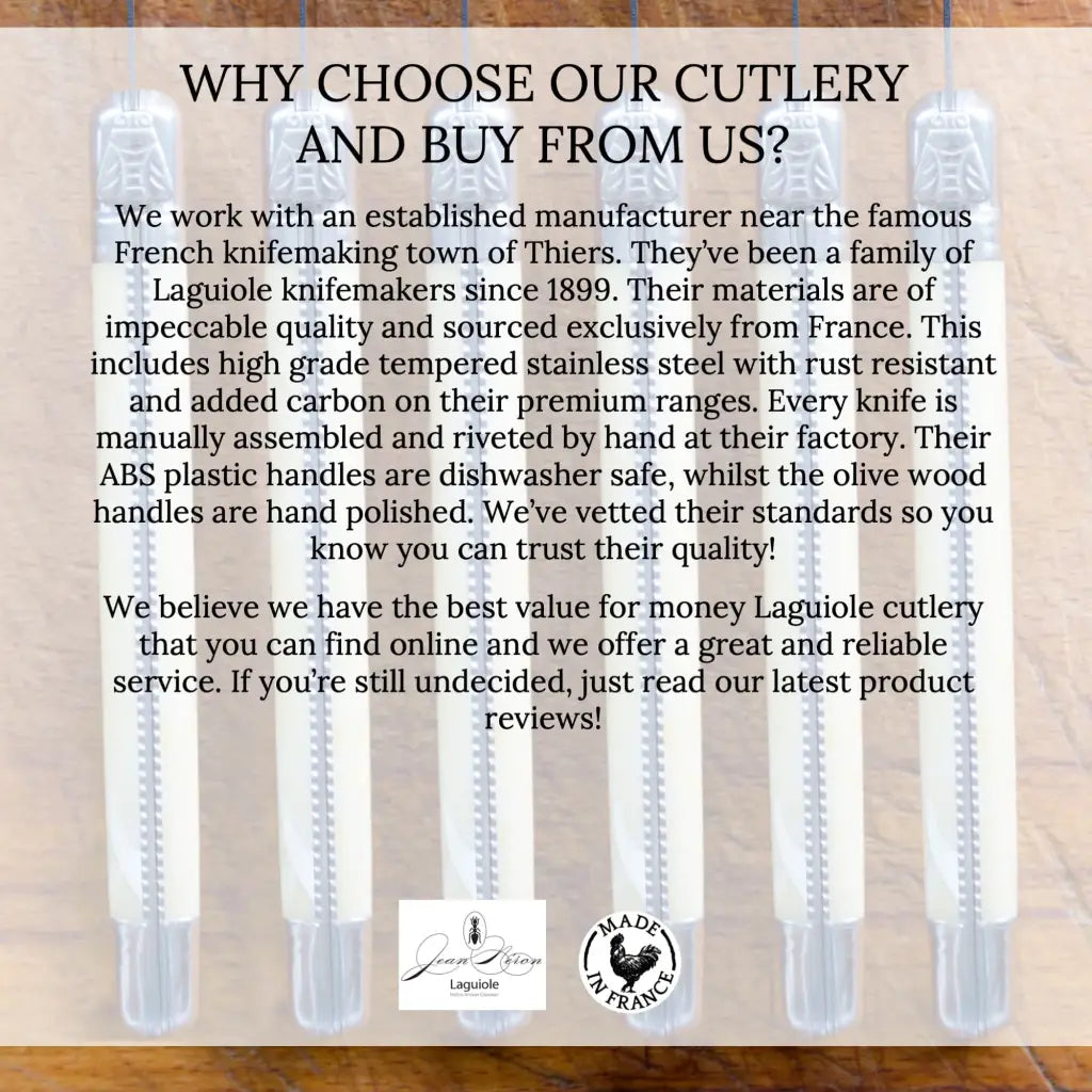 Why choose our Laguiole cutlery