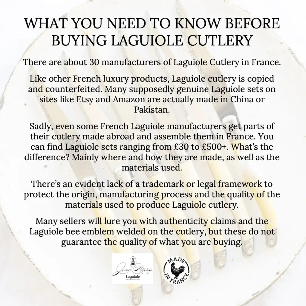 What to know before buying Laguiole cutlery